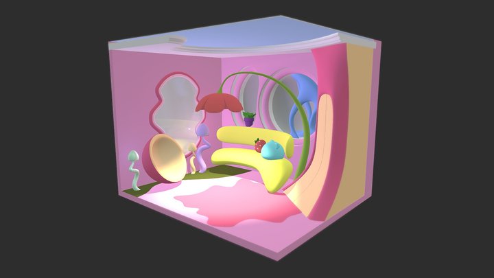 Utopian room 3D Model