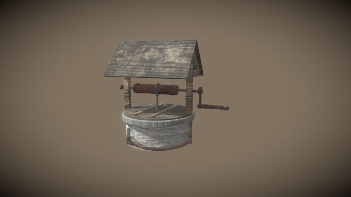 Old Well Structure 3D Model