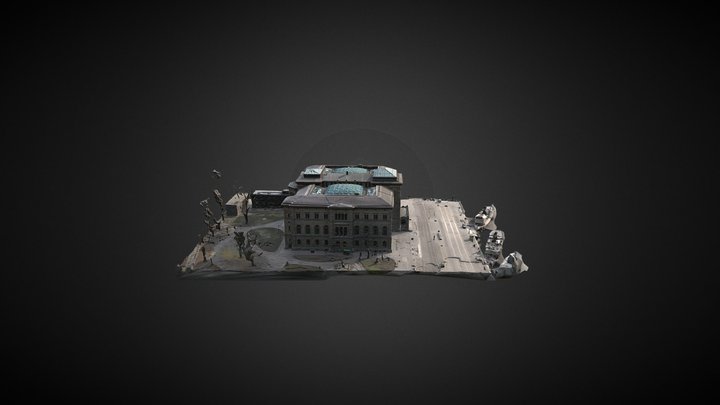 Nationalmusem old 3D Model