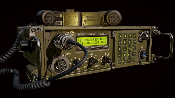 Military Radio (AN/PRC-138) 3D Model