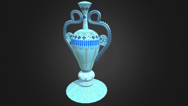 Ornate Vase 3D Model