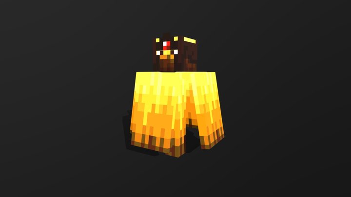 Minecraft Blaze Rigged | 3D model