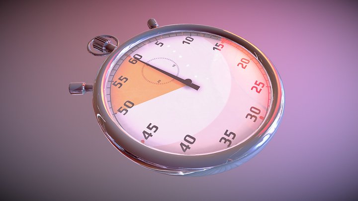 Stopwatch 3D Model