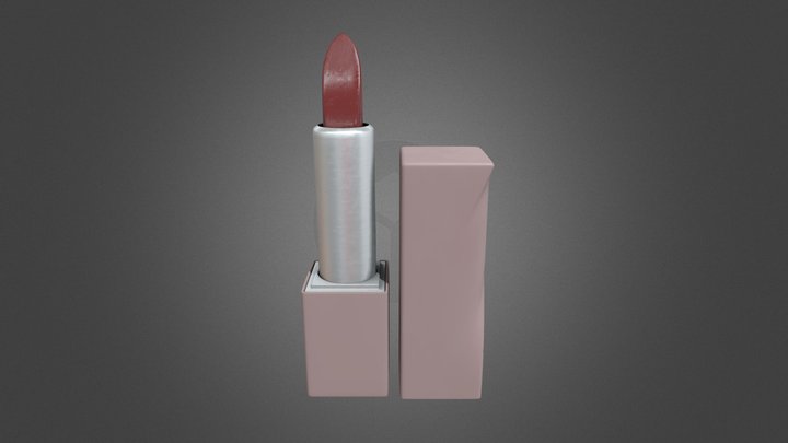 Lipstick Twisted Cap 3D Model