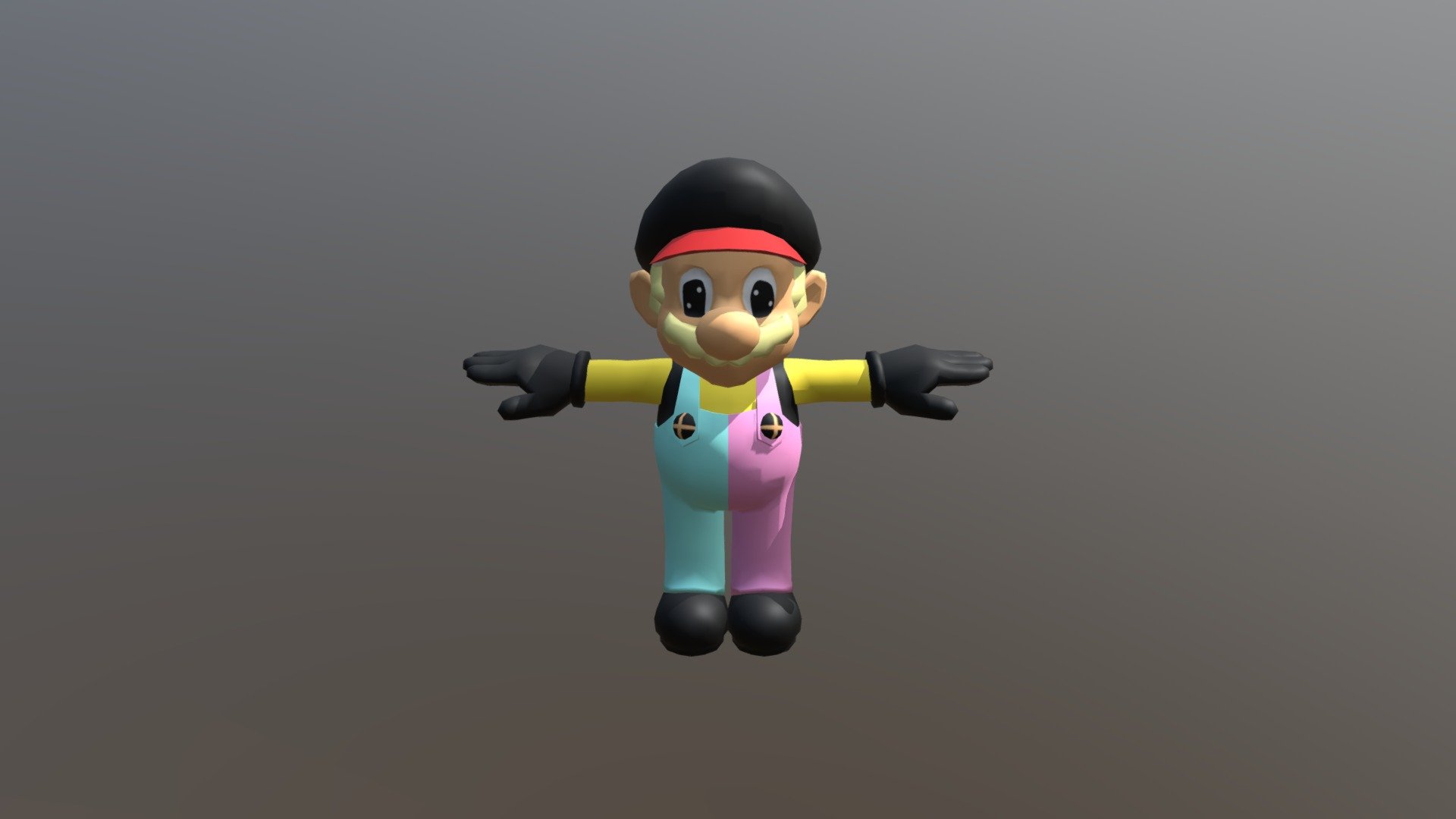 60013067_Mario_Paint 3D model by Bossbosserous [0f05811] Sketchfab