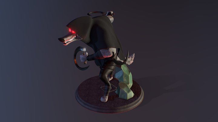 Death Wolf - Big Bad Wolf 3D Model