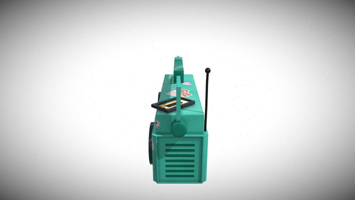Boombox 3D Model