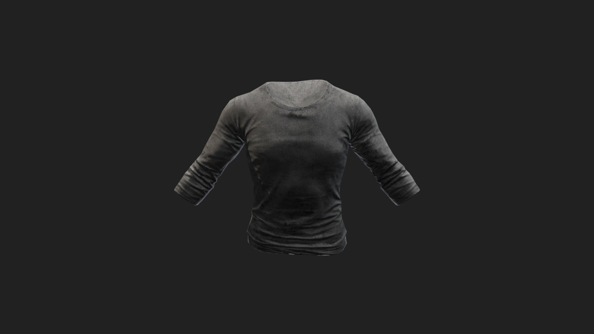 PUBG Long-Sleeved T-Shirt (Black)