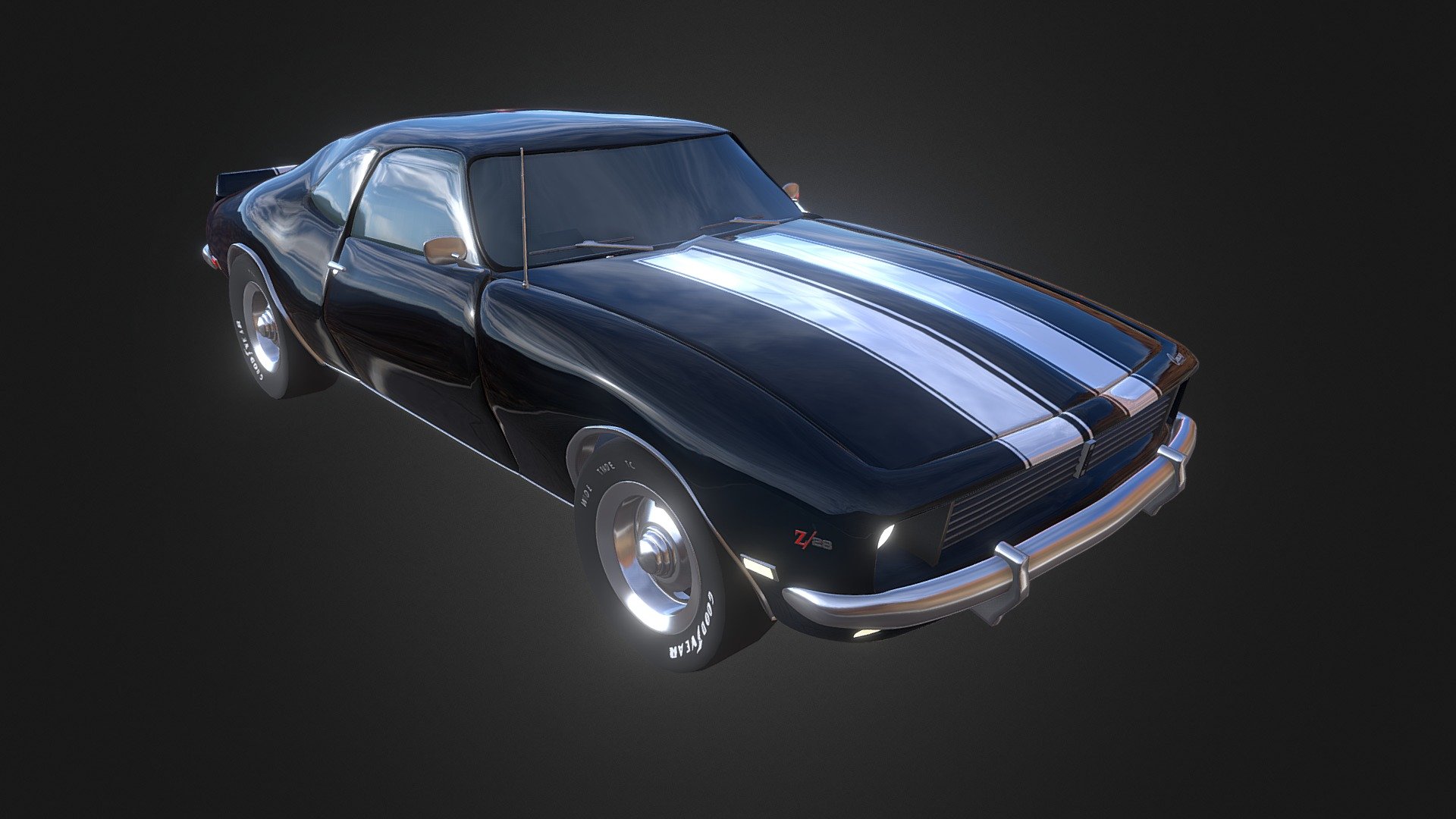 1968 Chevrolet Camaro z28 - 3D model by Christian.Salgado [0f06ea4