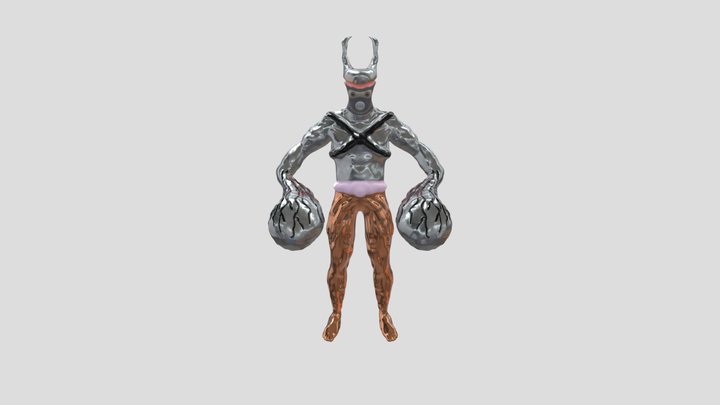 Character Blocking 3D Model