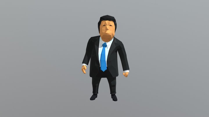 Xi Jinping 3D Model