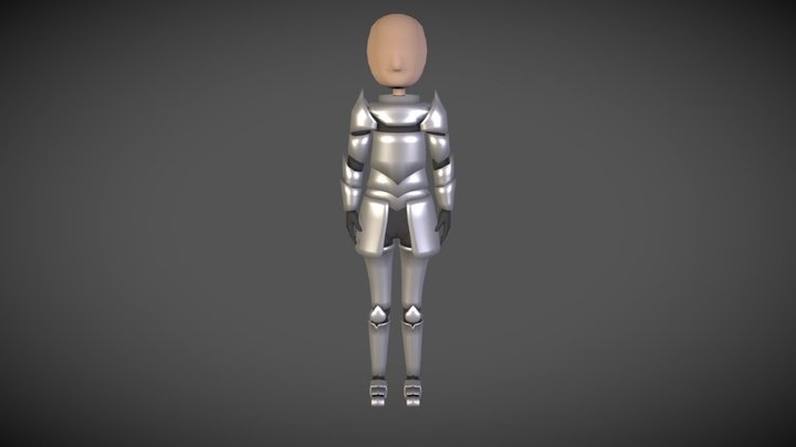 Knight Character 3D Model