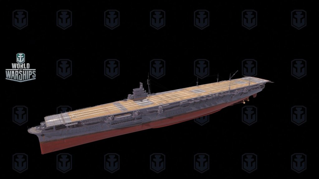 Japanese aircraft carrier Hiryū - A 3D model collection by Chu.Andrew ...