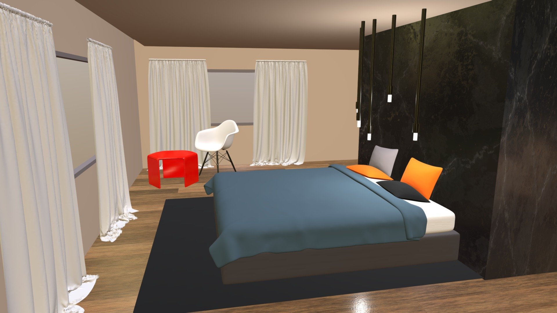 Modern Room - Download Free 3D model by Omar_Mohamed [0f0c9e6] - Sketchfab