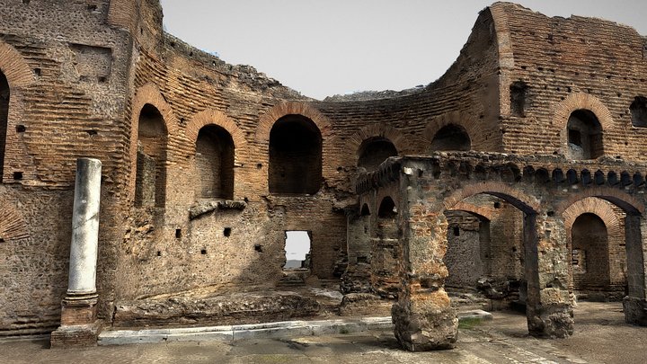 Nymphaeum of Villa Dei Quintili 3D Model