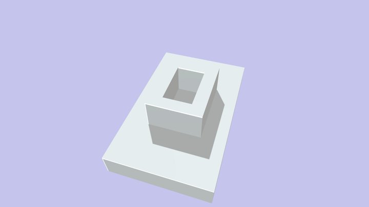 Köcherfundament 3D Model