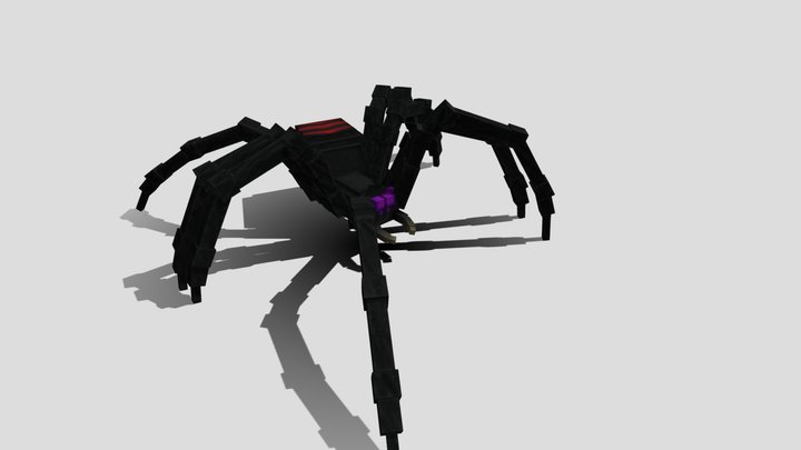 Black widow spider 3D Model