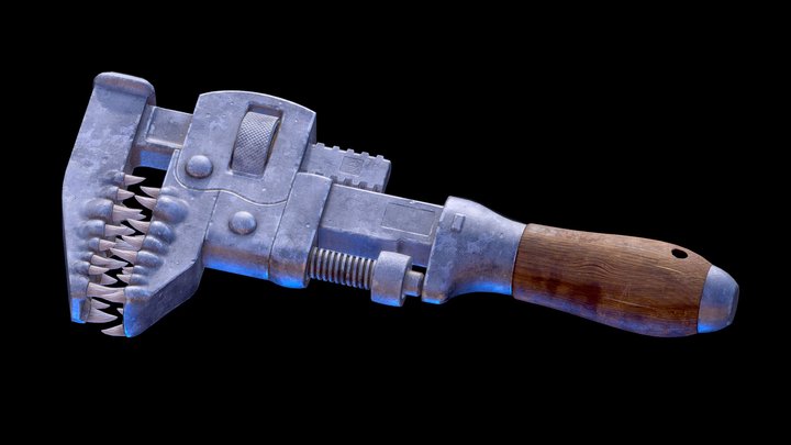 Toothy Wrench 3D Model
