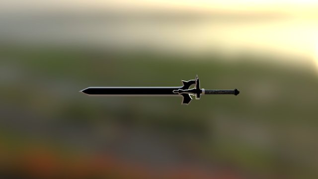 Elucidator Sword 3D Model