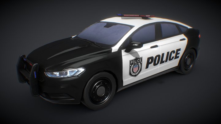 Ford Mondeo Police (Ver.1) 3D Model