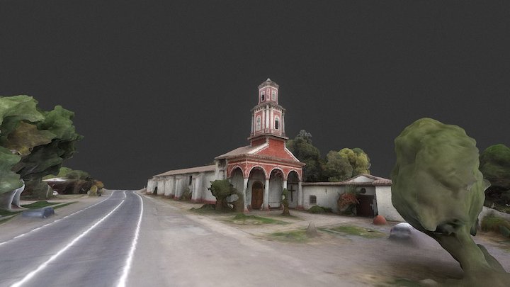 Iglesia De Curimón 3D Model