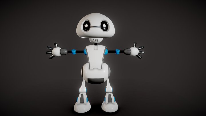 Robot (textured) 3D Model