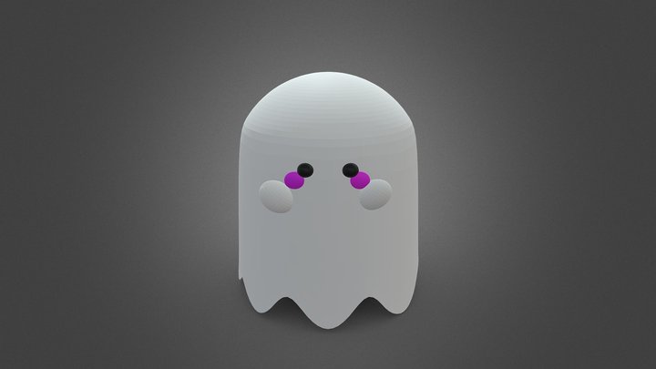 cuteGhost 3D Model