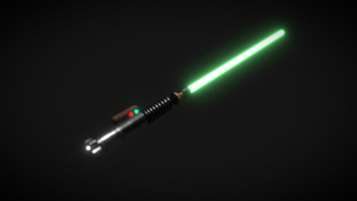 Luke Skywalker's Lightsaber 3D Model