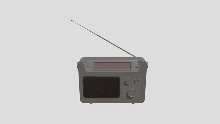 SM_Radio 3D Model