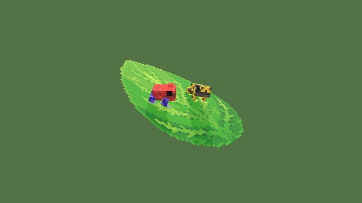 Poison Dart Frogs [Reupload] 3D Model