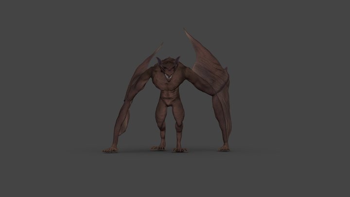 The Bat 3D Model