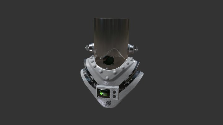 Helmet Game Res 3D Model