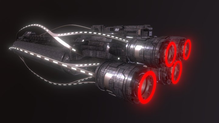 Intrepid ship Nostrands 3D Model