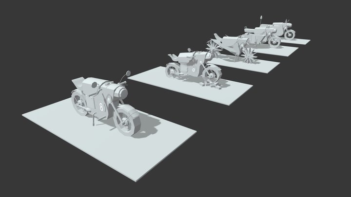 HW_XYZ_School Secondary Forms 3D Model