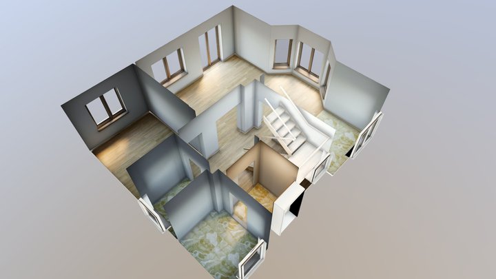 Final House parter 3D Model