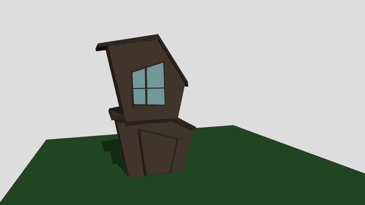 snett hus 3D Model