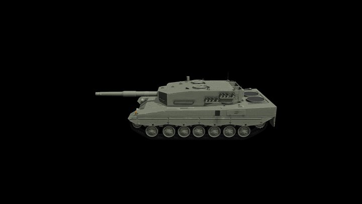 Leopard 2a4 3D Model
