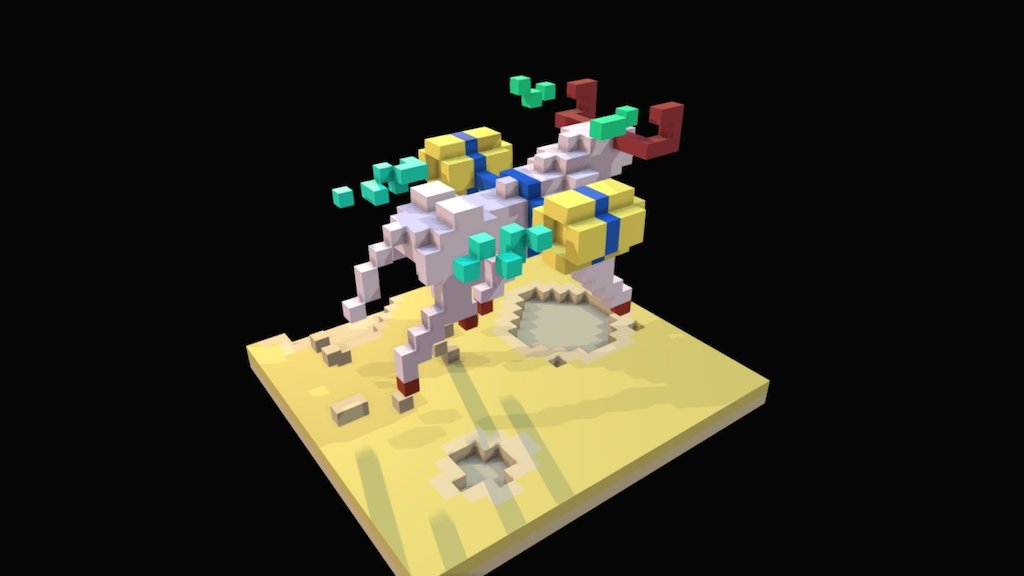 Albino Rocket Bull