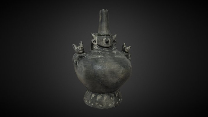 Huaco Rey- (EBBCE00000-7) 3D Model