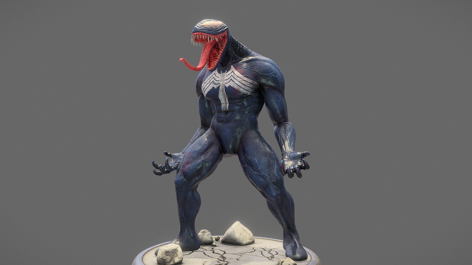 Venom Figure - Buy Royalty Free 3d Model By Markusenes [0f1bc26 