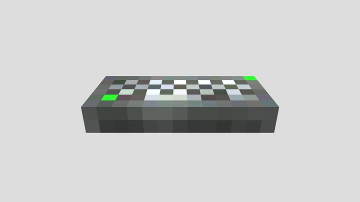 Bulky Keyboard | Blockbench 3D Model