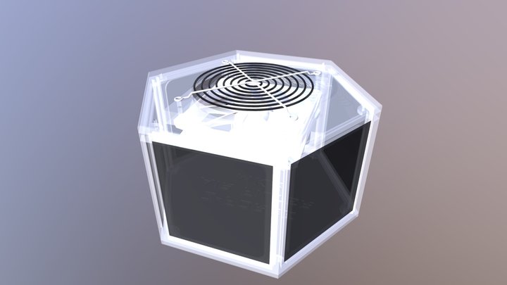 Air Filter MK2 Assembly 3D Model