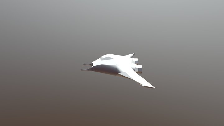 Spaceship 2 3D Model
