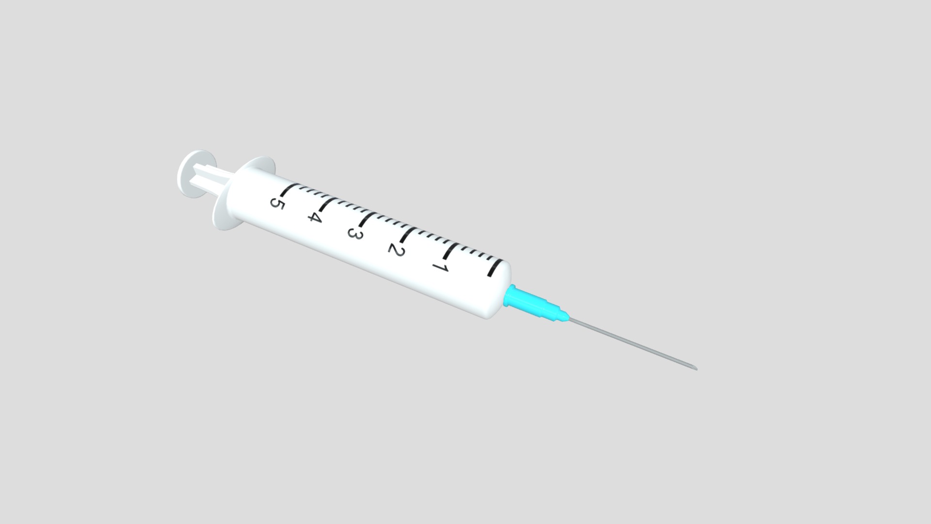 3D model Syringe
