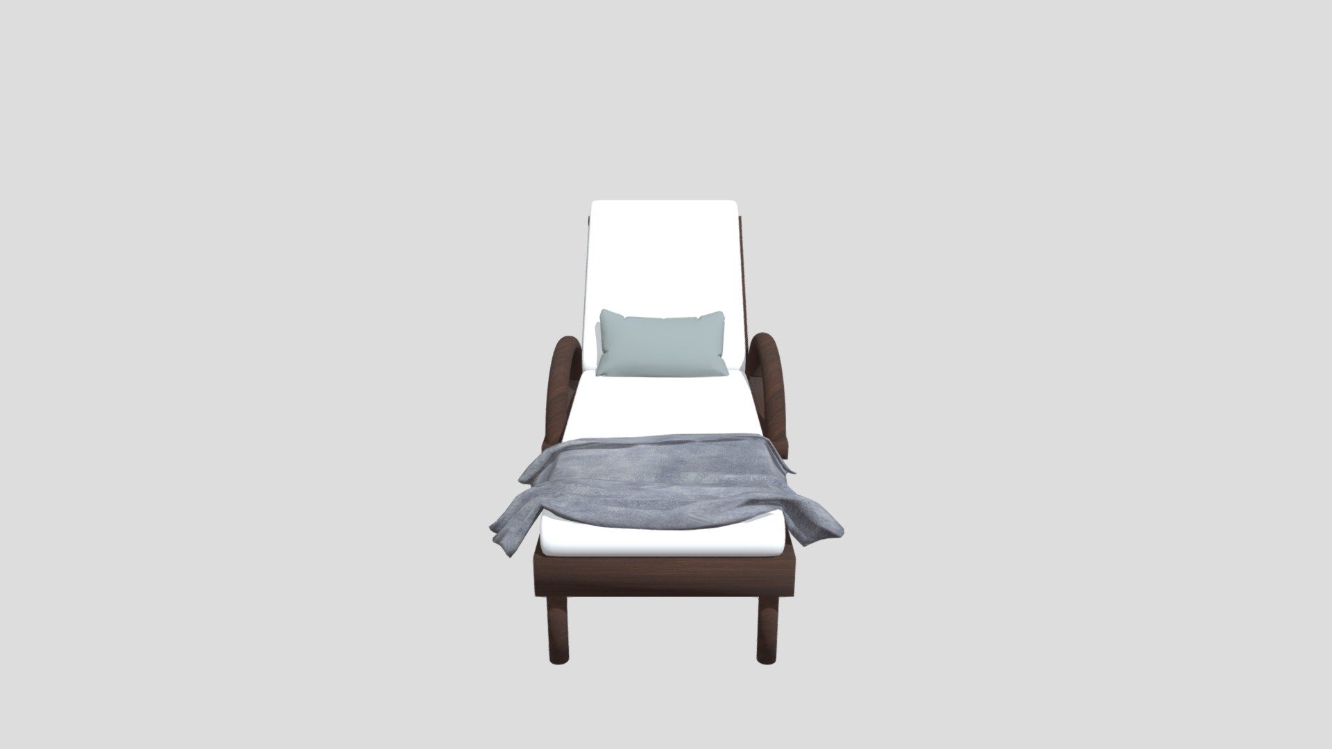 pool lounge chair with throw-garden
