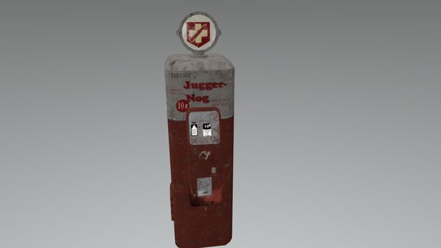 Juggernog Machine - World at War 3D Model