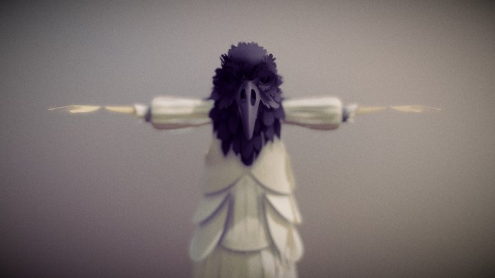 WIP: Hairy Hill - Raven mother - Ver.01 3D Model