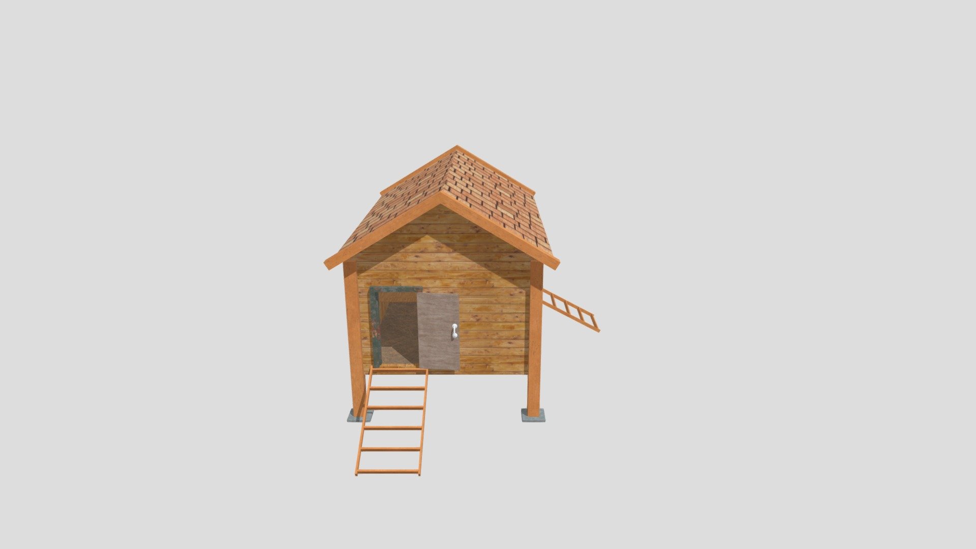 Chickenhouse - 3D model by walk3r [0f219fb] - Sketchfab