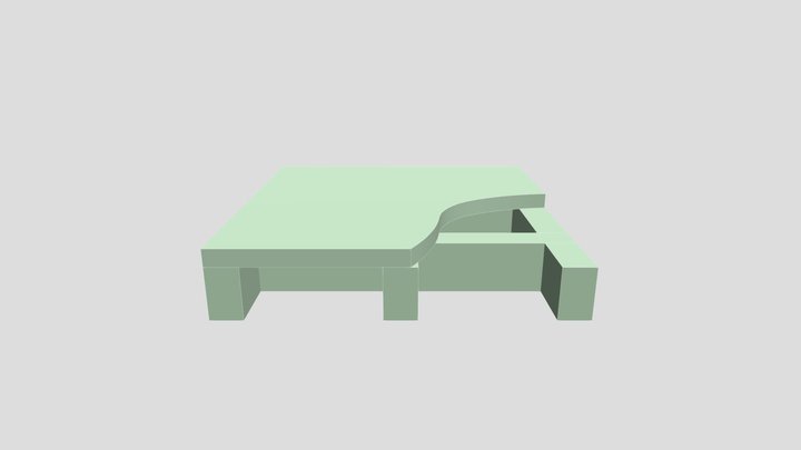 Reinforced Concrete Waffle Slab 3D Model