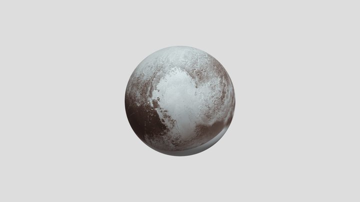 Pluto 3D Model